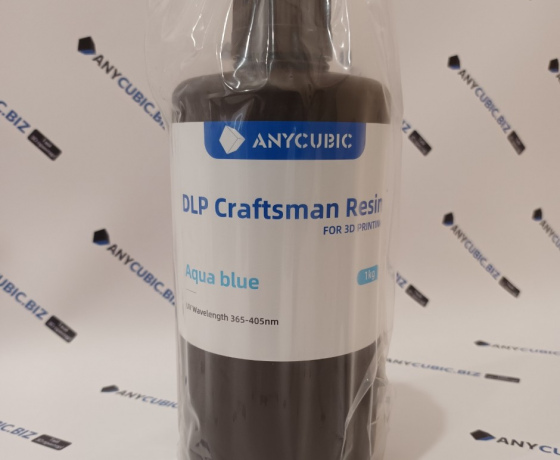 Фото 2 - Аквамарин Anycubic Craftsman фотополимерная смола 1кг