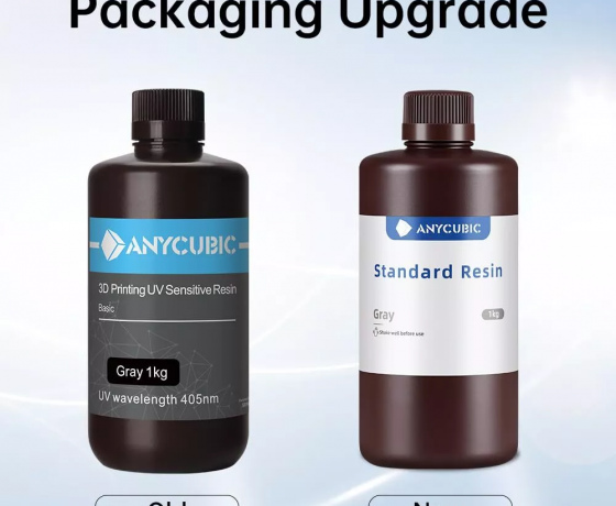 Фото 4 - Фотополімерна Базова смола Сіра Anycubic