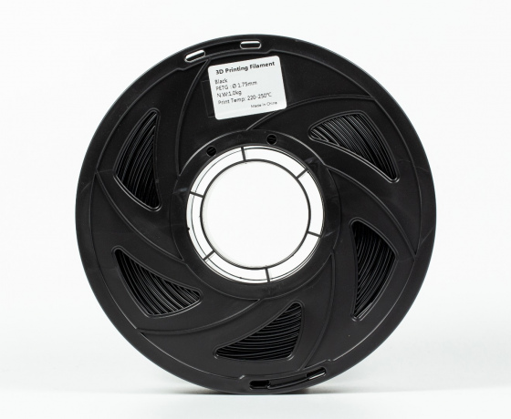 Фото 2 - Чорний PETG Copet ПЕТГ філамент пластик для 3D принтера 1кг, 1.75мм, 330м