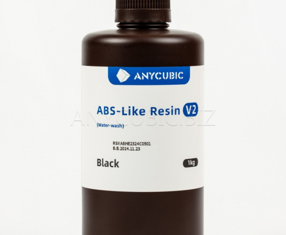 Фото 3 - Фотополімерна смола Чорна Aбс-подібна V2, що змивається водой