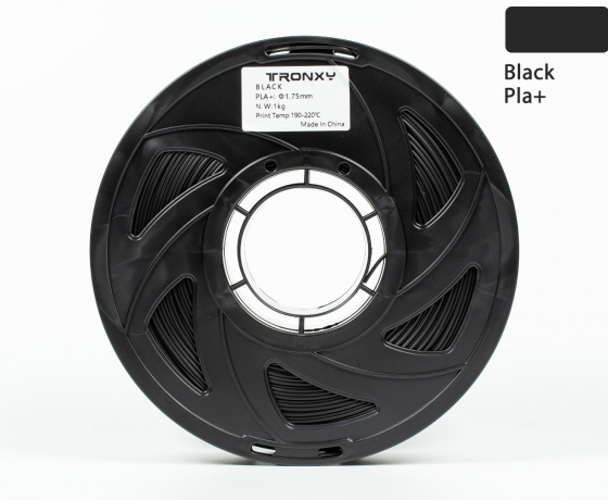 Фото 6 - Чорний PLA пластик Tronxy для 3D принтера 340m | 1 кг | 1,75 мм