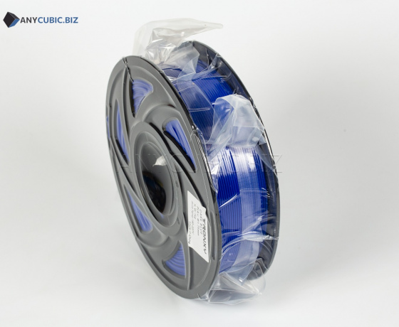 Фото 2 - Темно-синій PLA пластик Tronxy для 3D принтера 340м | 1 кг | 1,75 мм