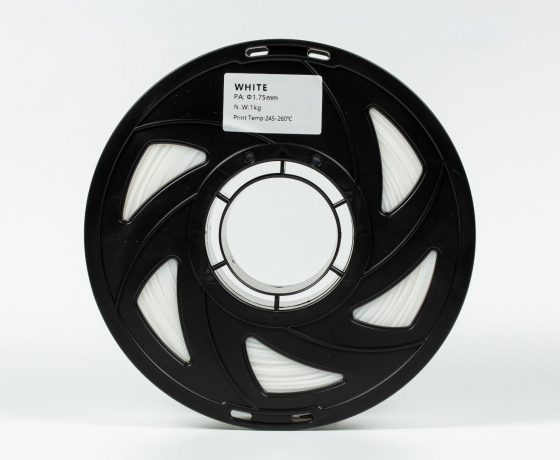 Фото 5 - Nylon 6 (PA) пластик Полиамид NYLON Білий 1,75 MM 1кг