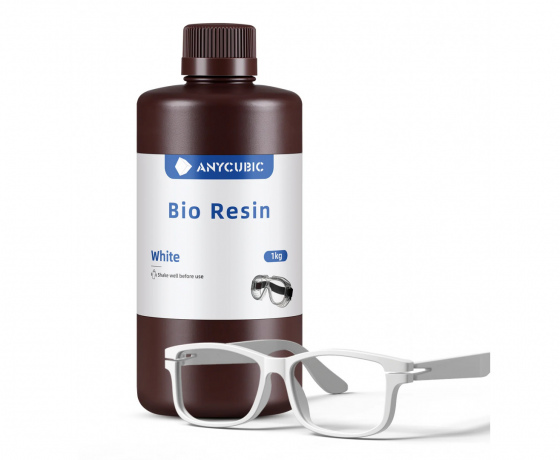 Фото 2 - Фотополімерна Біо смола Біла Anycubic