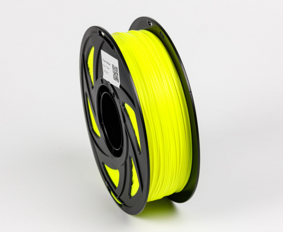 Фото 4 - Желтый Неоновый флуоресцентный пласт плюс пластик для 3D принтера ☼1кг☼1.75мм
