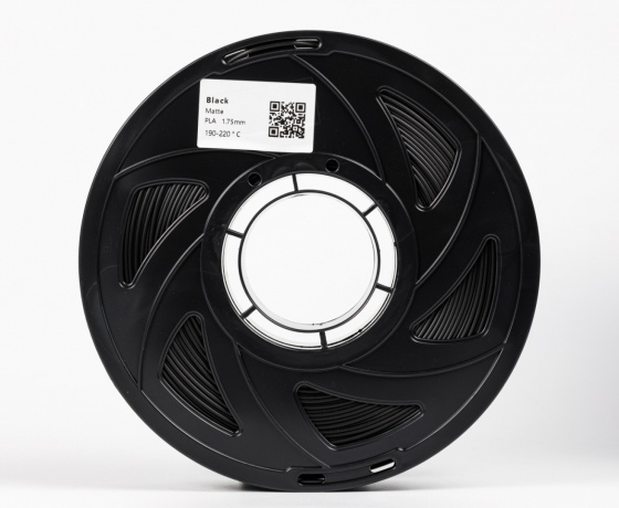 Фото 4 - Чорний Матовий Пла Пластик 1кг | 1.75мм | 330м