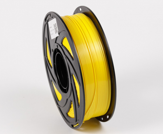 Фото 2 - Жовтий Пла Пластик Шовковий \ PLA SILK Yellow 1кг | 1.75мм | 330м