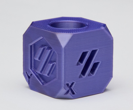 Фото 7 - Пурпурний Пла Пластик Шовковий \ PLA SILK Purple 1кг | 1.75мм | 330м