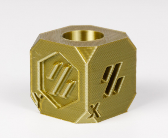 Фото 7 - Бронза Пла Пластик Шовковий \ PLA SILK Bronze 1кг | 1.75мм | 330м