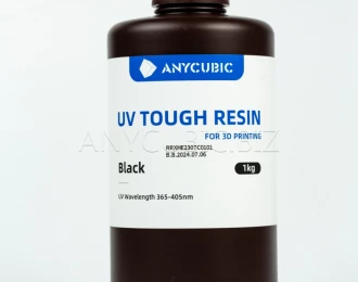 ЧЕРНАЯ Гибкая фотополимерная смола Anycubic Flexible Tough Resin BLACK 1КГ