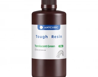 Полупрозрачно-зеленый Гибкая фотополимерная смола Anycubic Flexible Tough Resin Translucent Green 1КГ