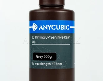Сіра Базова Фотополімерна смола Anycubic 0.5 кг