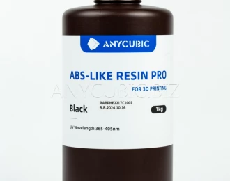 Черная Aбс-образная Фотополимерная смола+ | Anycubic ABS-Like Resin+ Black 1кг