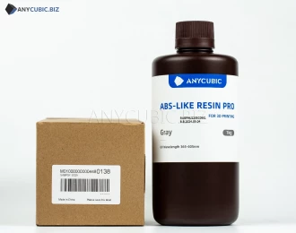 Серая Aбс-образная Фотополимерная смола о 1кг | Gray ABS-Like Resin Pro Anycubic 1kg