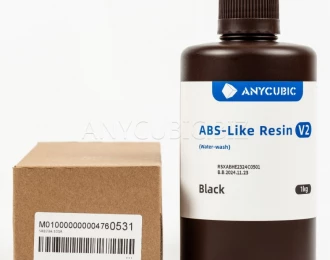 Фотополимерная смола Черная Aбс-образная V2 смывается водой