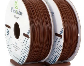 PLA пластик Plexiwire для 3D принтера коричневий 400м / 1.185кг / 1.75мм