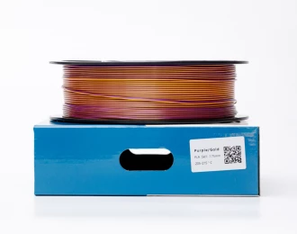 Пурпурний Золотий Пла Пластик Шовковий | PLA SILK Purple Gold 1кг | 1.75мм | 330м