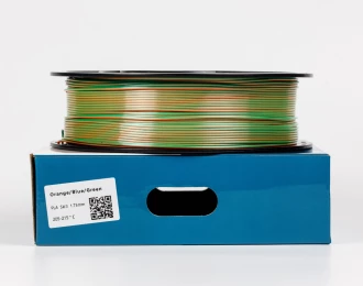 Помаранчевий Синій Зелений Шовковий Пла Пластик | PLA SILK Orange Blue Green1кг | 1.75мм | 330м